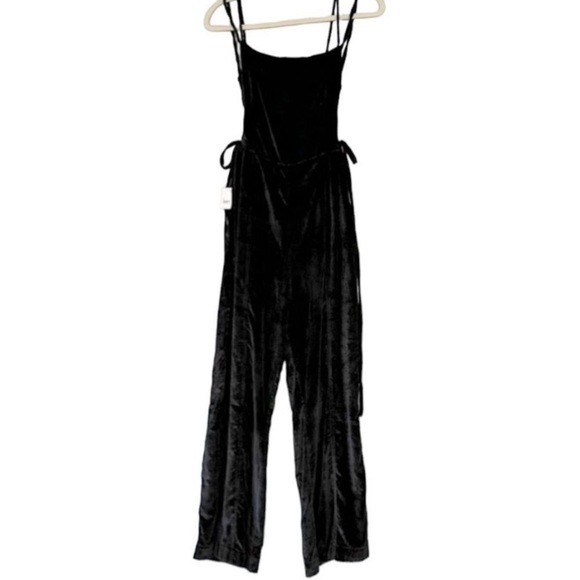 NWT FREE PEOPLE 90’s FOREVER OVERALLS BLACK - Picture 12 of 14